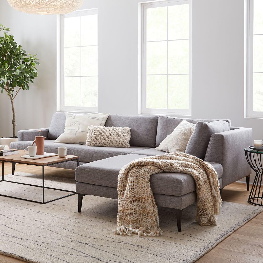 Grey 3 piece sectional discount